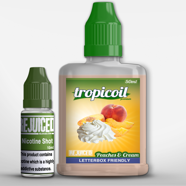 Peaches & Cream - Tropicoil Shortfill Peaches & Cream - Tropicoil Shortfill