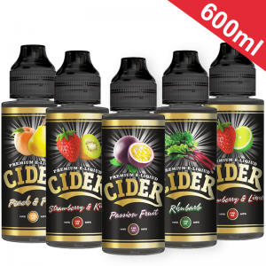 600ml Cider - Shortfill Sample Pack