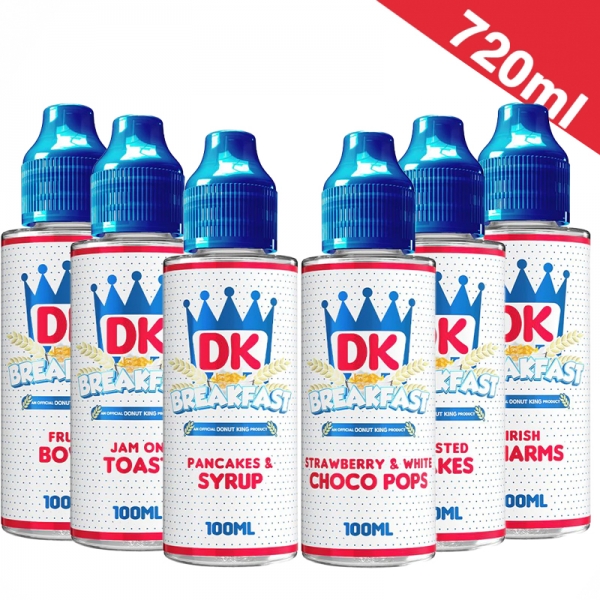 720ml Cereal Combo - Donut King  - Shortfill Sample Pack