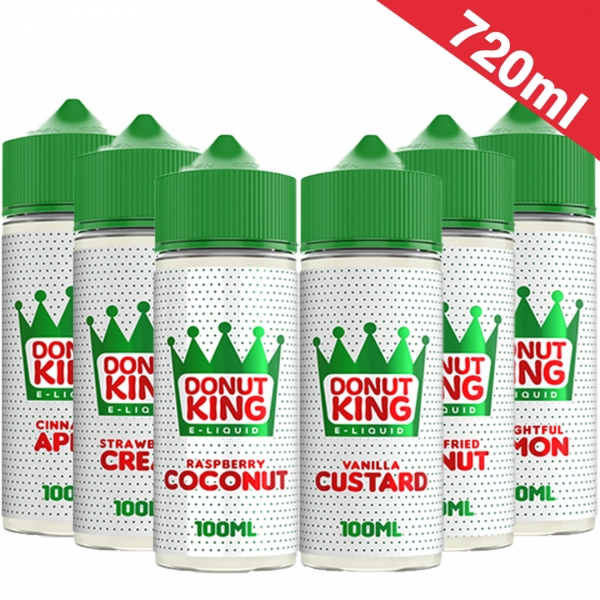 720ml Donut King  - Shortfill Sample Pack