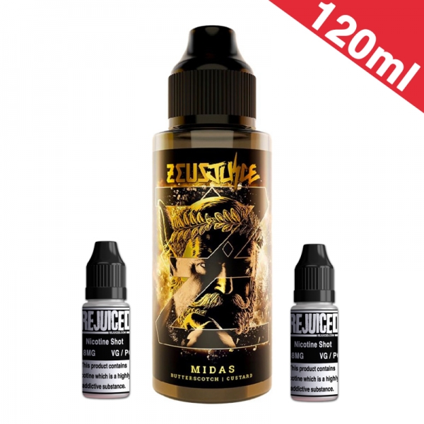 120ml Midas Zeus Juice Shortfill