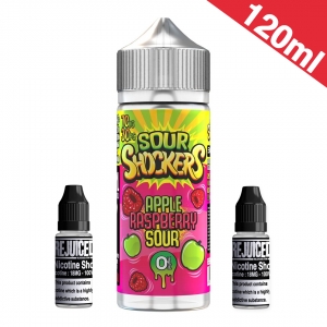 120ml Apple Raspberry Sour Shockers - Shortfill