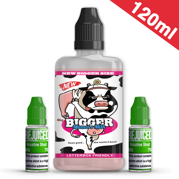 120ml Bigger Mama's Milk Shortfill 120ml Bigger Mama's Milk Shortfill