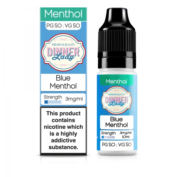 Blue Menthol 50VG - Dinner Lady Blue Menthol 50VG - Dinner Lady