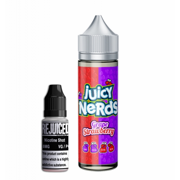 Grape Strawberry - Juicy Nerds Shortfill Grape Strawberry - Juicy Nerds Shortfill