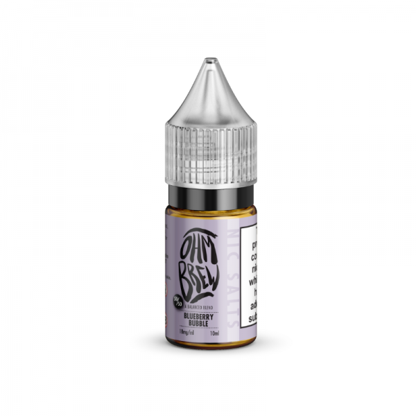 Blueberry Bubble Gum Nic Salt - Ohm Brew Blueberry Bubble Gum Nic Salt - Ohm Brew