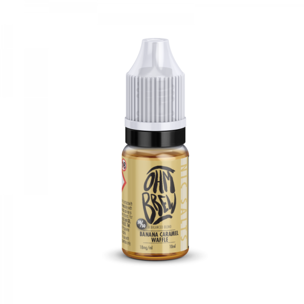 Banana Caramel Waffle Nic Salt - Ohm Brew Banana Caramel Waffle Nic Salt - Ohm Brew