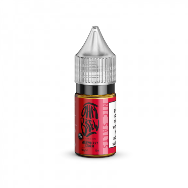 Strawberry Storm Nic Salt - Ohm Brew Strawberry Storm Nic Salt - Ohm Brew