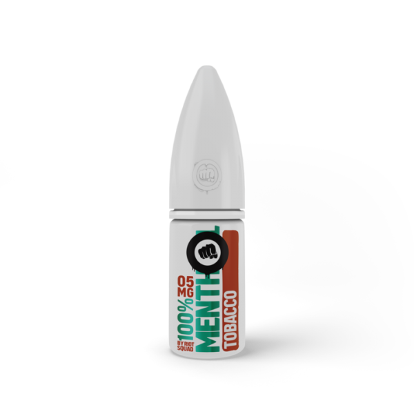 100% Menthol Bacco Nic Salt - Riot Squad