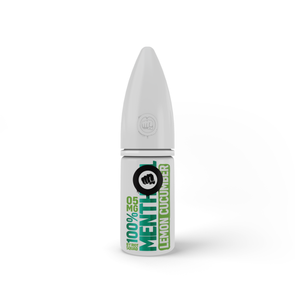 100% Menthol Lemon Cucumber Nic Salt - Riot Squad 100% Menthol Lemon Cucumber Nic Salt - Riot Squad