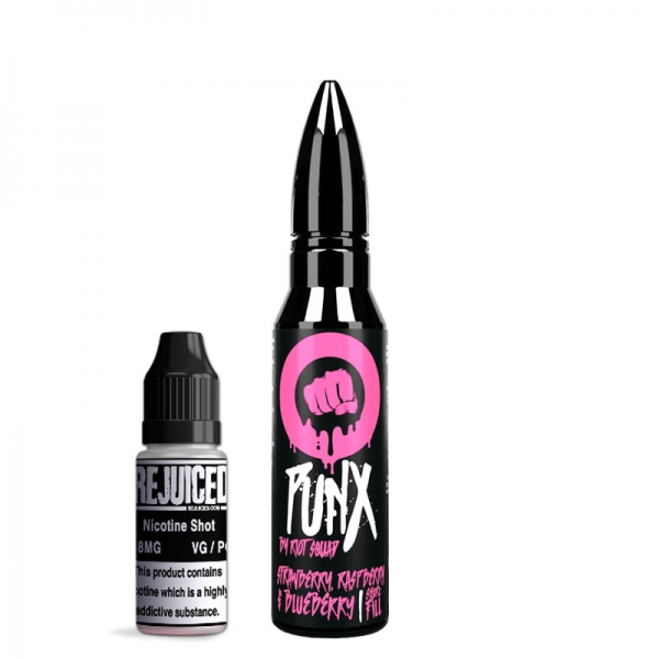 PUNX Strawberry, Raspberry & Blueberry - Riot Squad Shortfill PUNX Strawberry, Raspberry & Blueberry - Riot Squad Shortfill