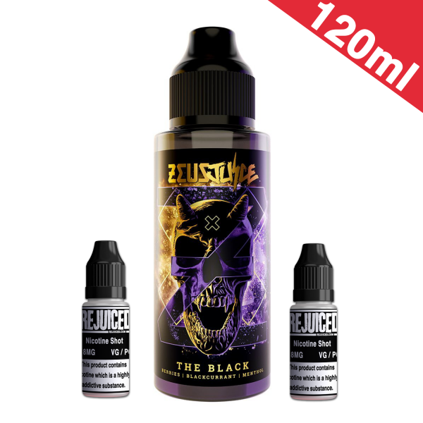 120ml The Black - Zeus Juice Shortfill 120ml The Black - Zeus Juice Shortfill