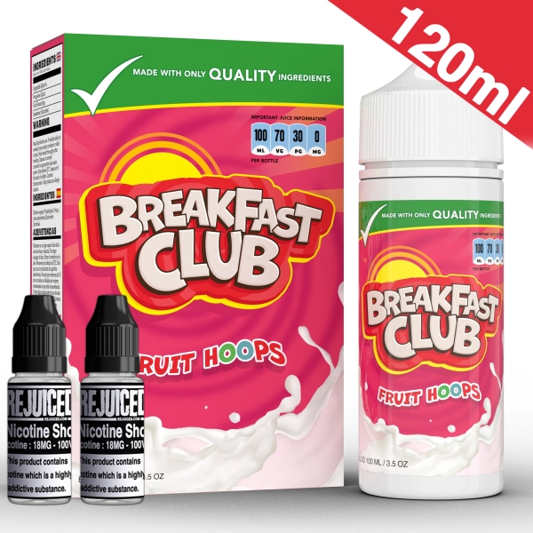 120ml Fruit Hoops - Breakfast Club Shortfill 120ml Fruit Hoops - Breakfast Club Shortfill
