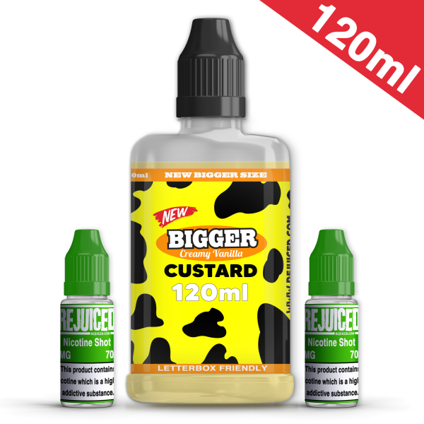120ml Bigger Creamy Vanilla Custard Shortfill 120ml Bigger Creamy Vanilla Custard Shortfill