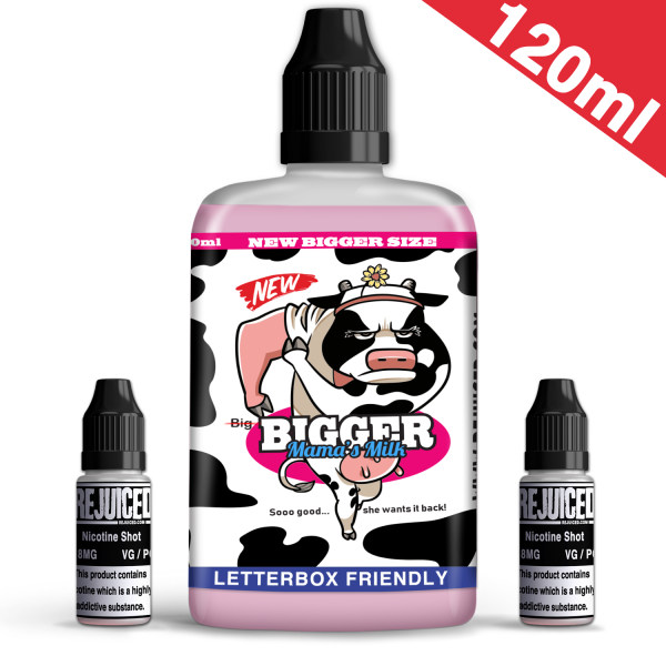 120ml Bigger Mama's Milk Shortfill 120ml Bigger Mama's Milk Shortfill