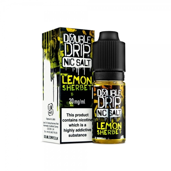Lemon Sherbet Nic Salt - Double Drip Lemon Sherbet Nic Salt - Double Drip