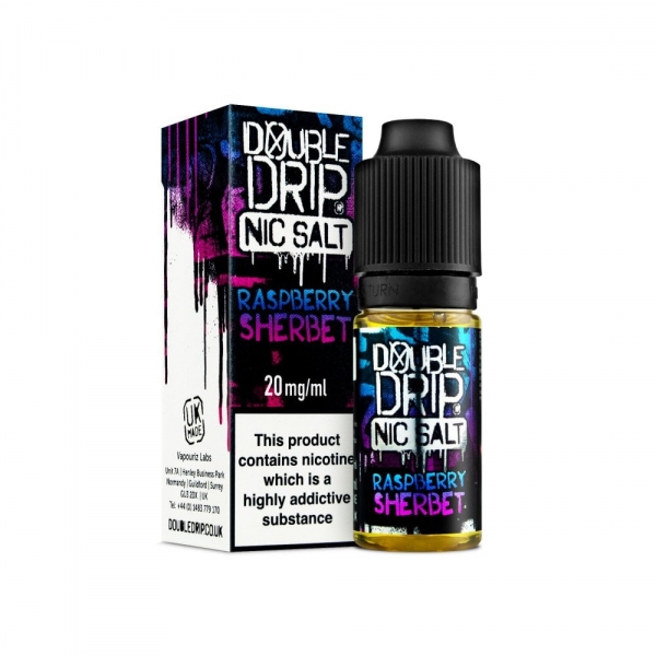 Raspberry Sherbet Nic Salt - Double Drip Raspberry Sherbet Nic Salt - Double Drip
