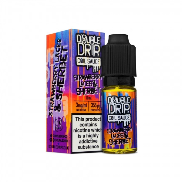 Strawberry Laces & Sherbet - Double Drip Strawberry Laces & Sherbet - Double Drip