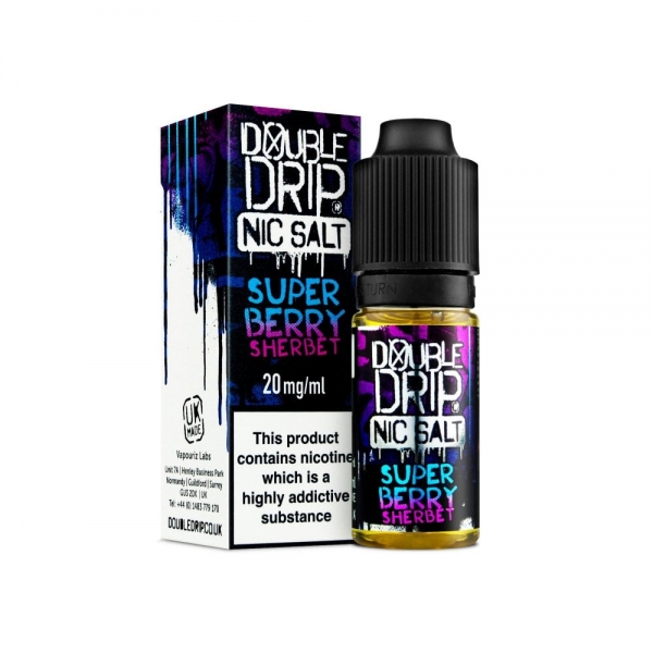 Super Berry Sherbet Nic Salt - Double Drip Super Berry Sherbet Nic Salt - Double Drip