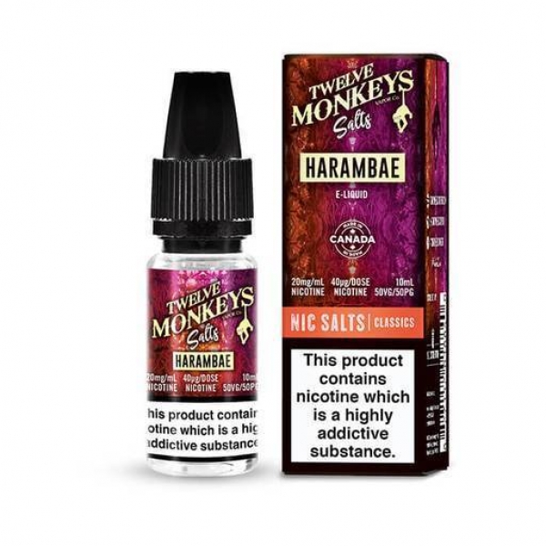 Harambae Nic Salt - Twelve Monkeys Harambae Nic Salt - Twelve Monkeys