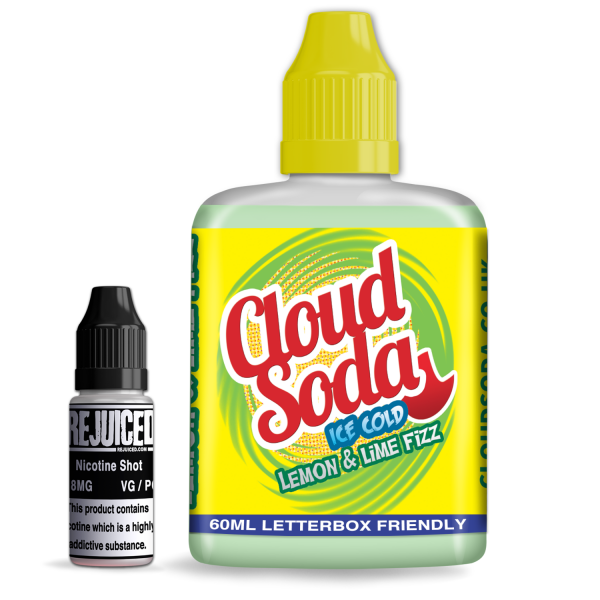 Fizzy Lemon & Lime- CloudSoda Shortfill Fizzy Lemon & Lime- CloudSoda Shortfill