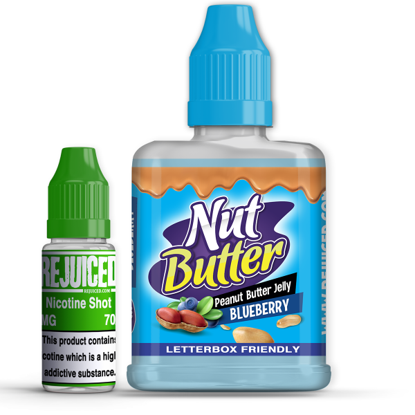 Blueberry Peanut Butter Jelly - NutButter Shortfill Blueberry Peanut Butter Jelly - NutButter Shortfill