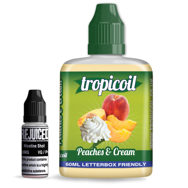 Peaches & Cream - Tropicoil Shortfill Peaches & Cream - Tropicoil Shortfill