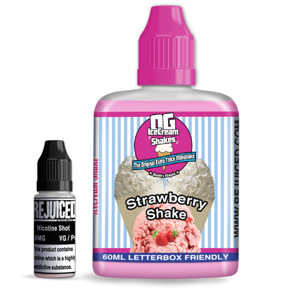 Strawberry Shake - OG Ice Cream Shake Shortfill Strawberry Shake - OG Ice Cream Shake Shortfill