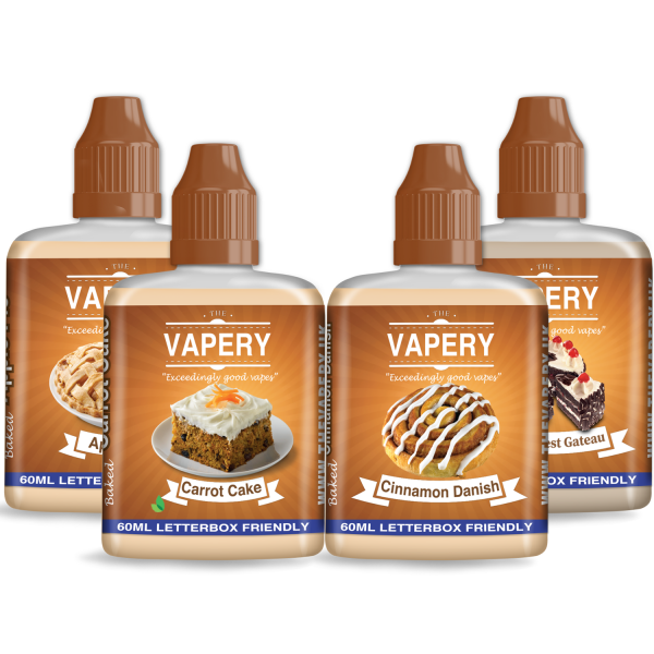 240ml The Vapery Shortfill Sample Pack 240ml The Vapery Shortfill Sample Pack